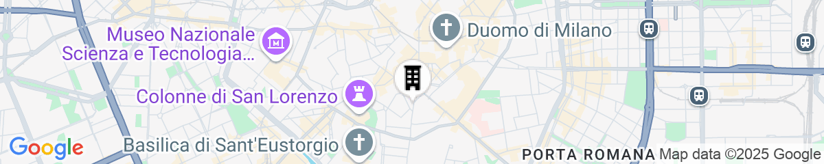 Map for Radisson Collection Hotel, Palazzo Touring Club Milan