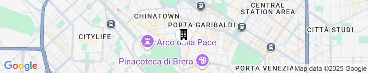 Map for Vmaison Brera Milano