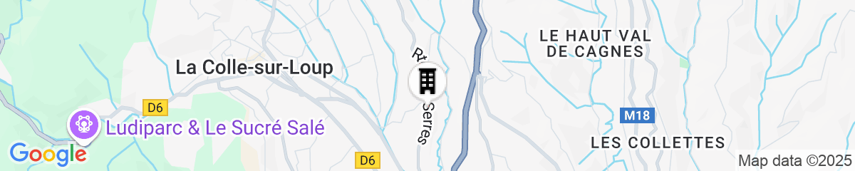Map for Le Domaine du Mas de Pierre