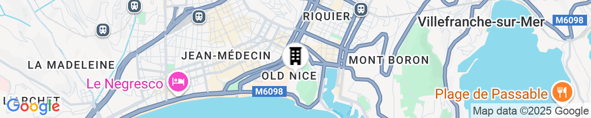 Map for Hotel Du Couvent, A Luxury Collection Hotel, Nice,  France