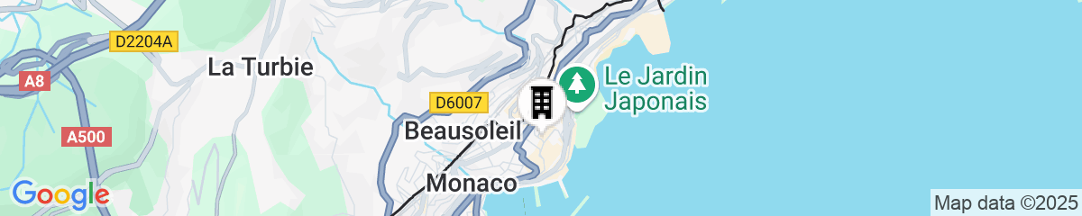 Map for Hôtel Métropole Monte-Carlo – The Leading Hotels of the World