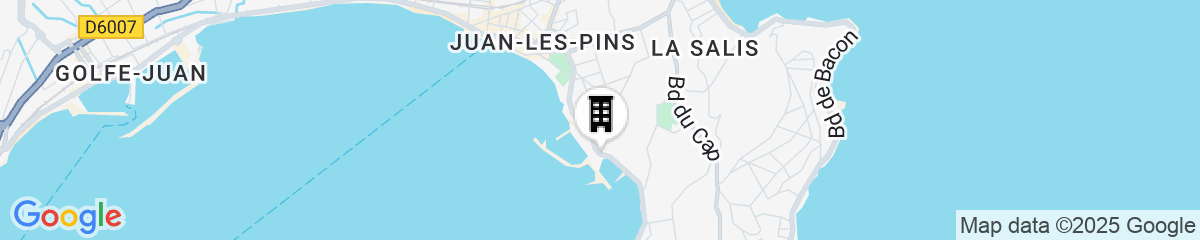 Map for Cap d'Antibes Beach Hotel