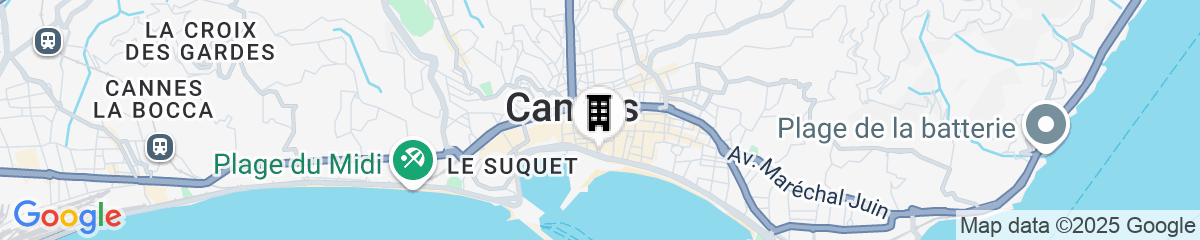 Map for Hôtel Barrière Le Majestic Cannes