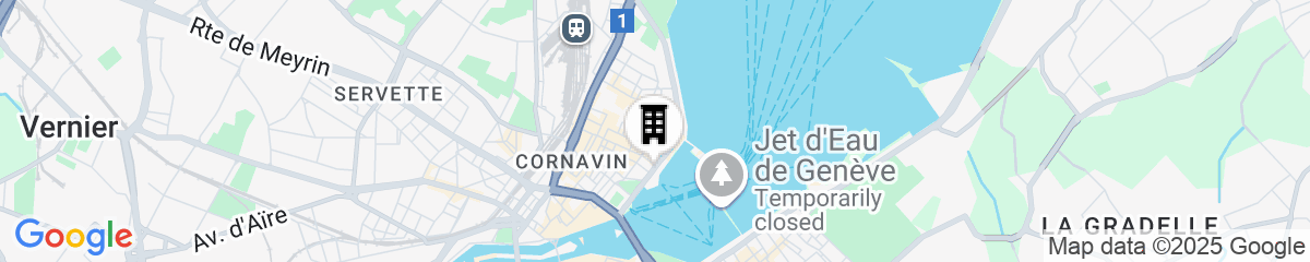 Map for Hotel d'Angleterre Geneva