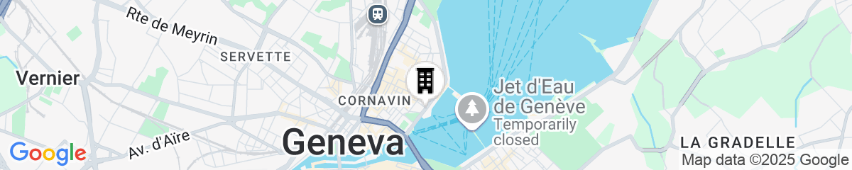 Map for Beau Rivage Geneva