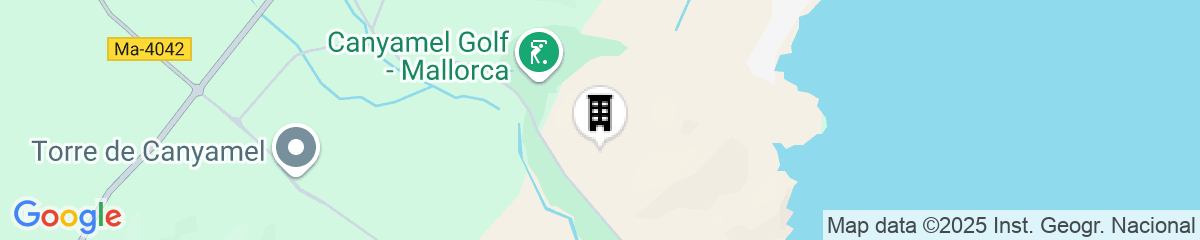 Map for Cap Vermell Grand Hotel
