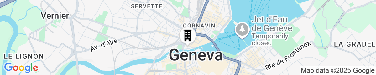 Map for Mandarin Oriental, Geneva