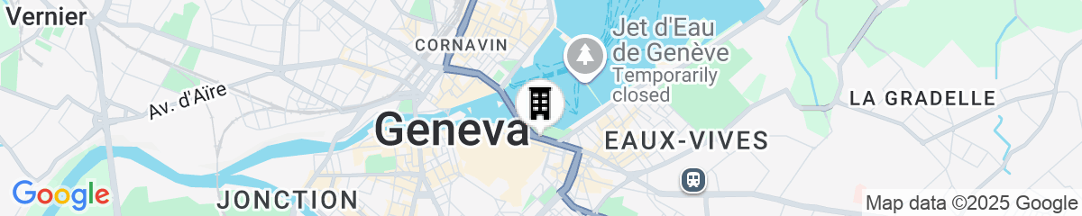 Map for Hotel Metropole Geneve