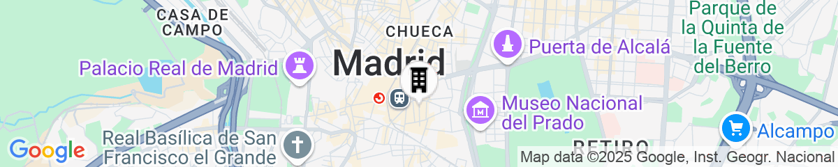 Map for Gran Hotel Inglés - The Leading Hotels of the World