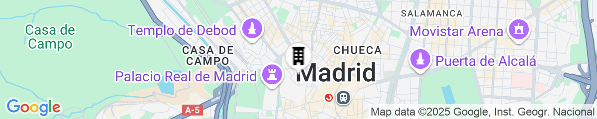 Map for Palacio de los Duques Gran Meliá - The Leading Hotels of the World