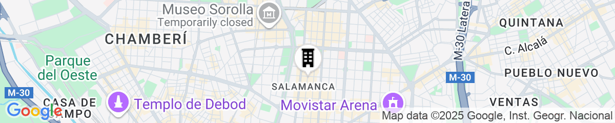 Map for Hotel Único Madrid - Small Luxury Hotels