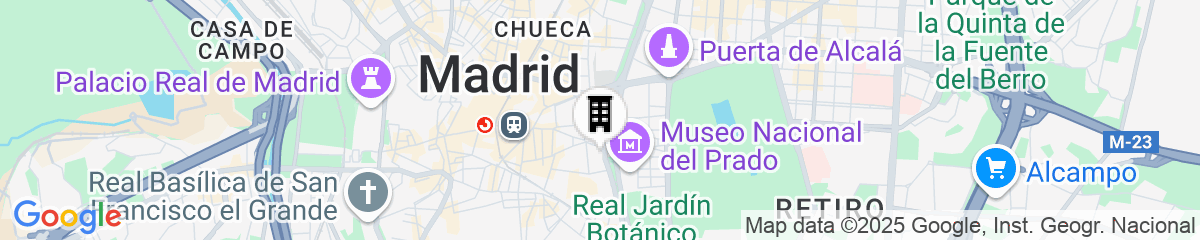 Map for NH Collection Paseo del Prado