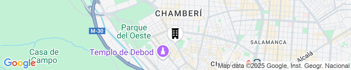 Map for Melia Madrid Princesa