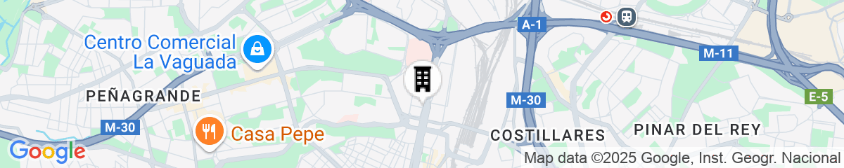 Map for Eurostars Madrid Tower