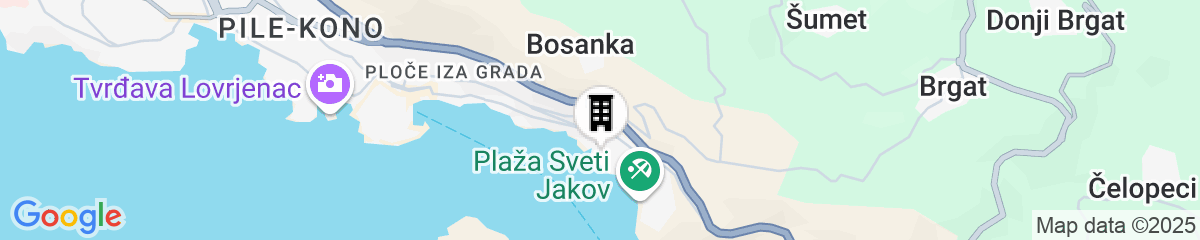 Map for Villa Dubrovnik