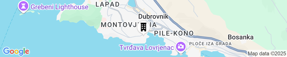 Map for Rixos Premium Dubrovnik