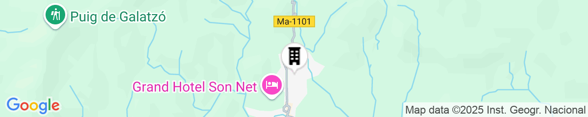 Map for Grand Hotel Son Net