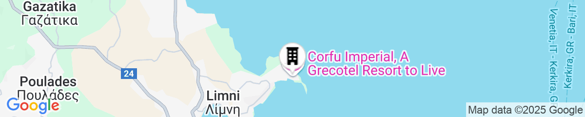 Map for Corfu Imperial, A Grecotel Resort To Live