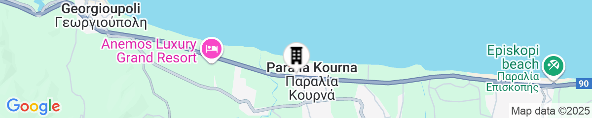 Map for Vantaris Luxury Beach Resort