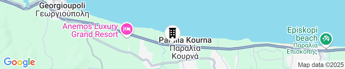 Map for Eliros Mare Beachfront Poem Hotel