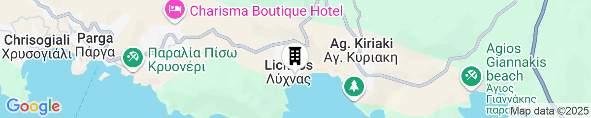 Map for Lichnos Beach Hotel & Suites