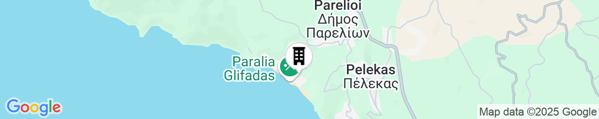 Map for Domes of Corfu Autograph Collection