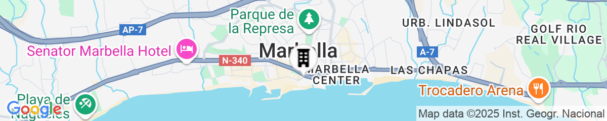 Map for El Fuerte Marbella