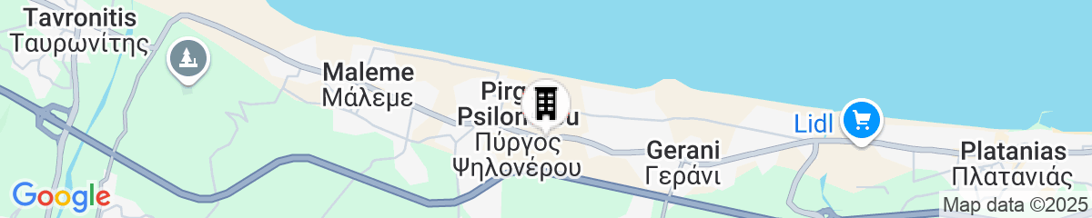 Map for Solimar Aquamarine Resort