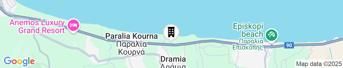 Map for Hydramis Palace Beach Resort