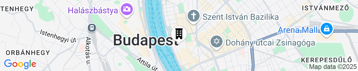 Map for Dorothea Hotel, Budapest, Autograph Collection