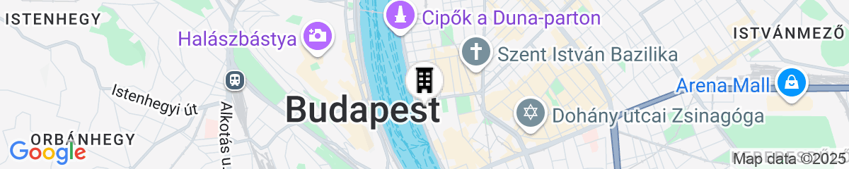 Map for InterContinental Budapest by IHG