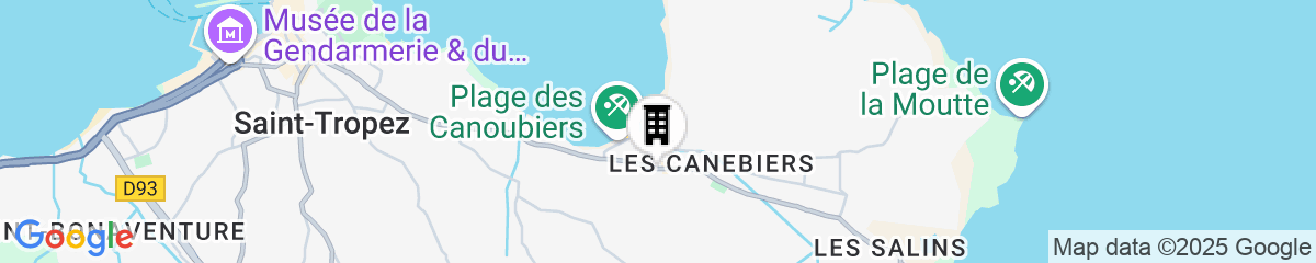 Map for Hotel SEZZ Saint-Tropez