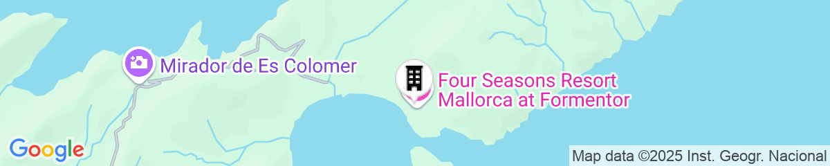 Map for Four Seasons Mallorca at Formentor