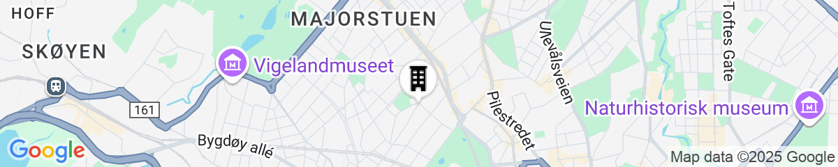 Map for Frogner House - Uranienborg