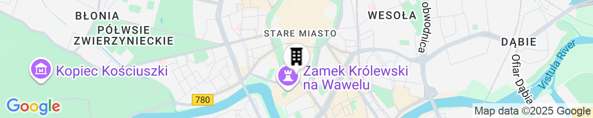 Map for Kanonicza 22