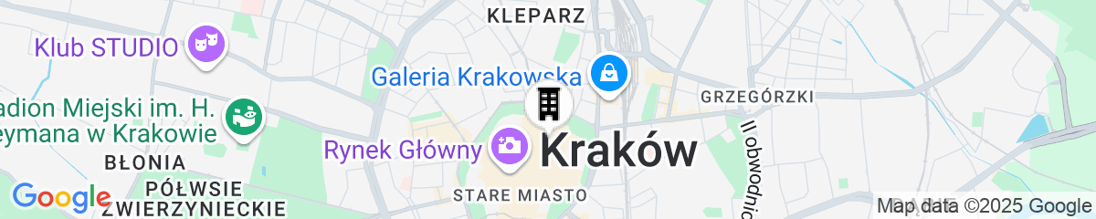 Map for Wyndham Grand Krakow Old Town