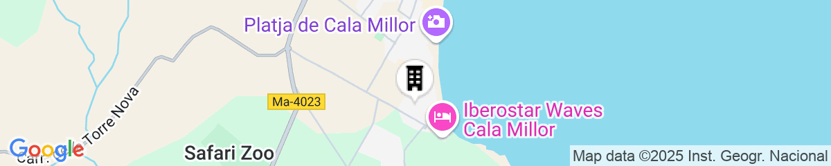 Map for Hipotels Hipocampo Palace & Spa