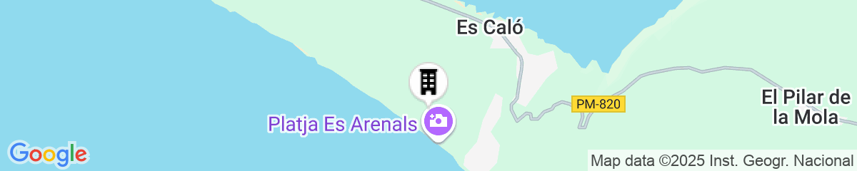 Map for Dunas de Formentera Hotel