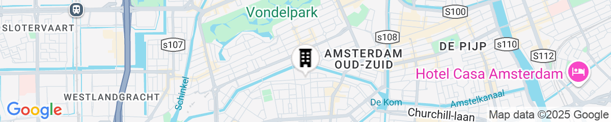 Map for Hilton Amsterdam