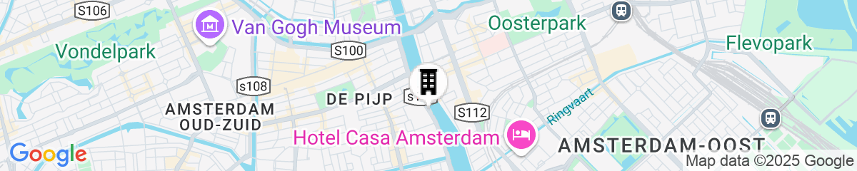 Map for Pestana Amsterdam Riverside