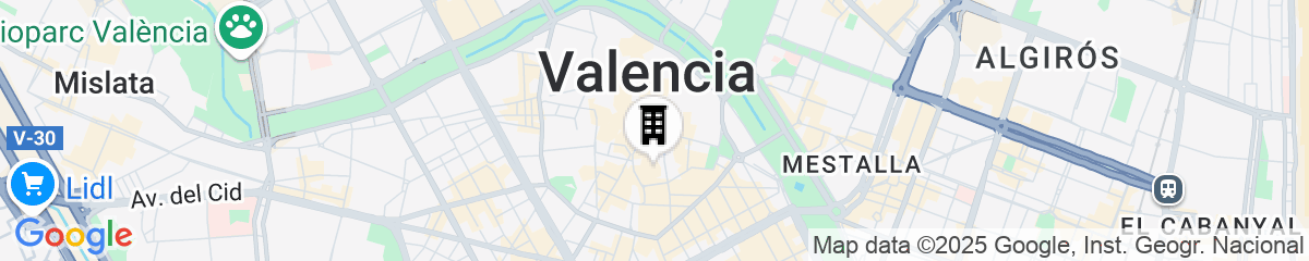 Map for Only YOU Hotel Valencia