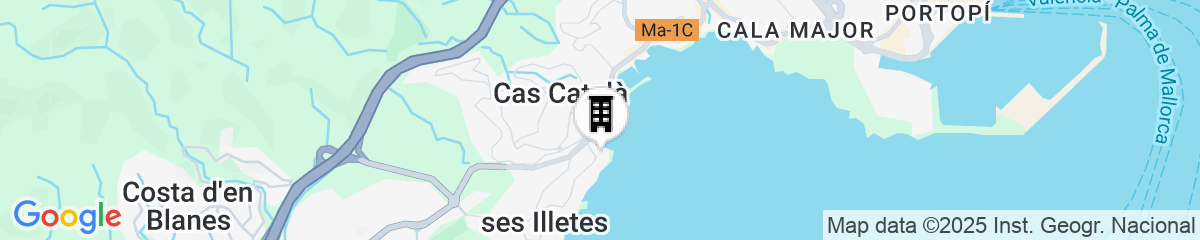 Map for Hotel de Mar Gran Meliá - The Leading Hotels of the World