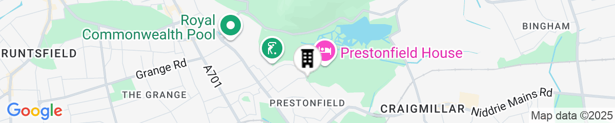 Map for Prestonfield House