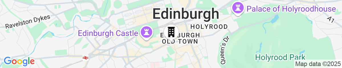 Map for Virgin Hotels Edinburgh