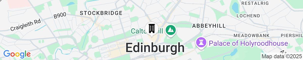 Map for W Edinburgh
