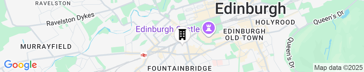 Map for Sheraton Grand Hotel & Spa, Edinburgh