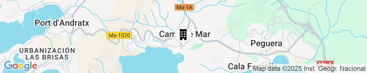 Map for Zafiro Palace Andratx
