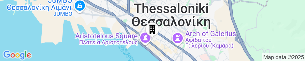 Map for MonAsty, Thessaloniki, Autograph Collection