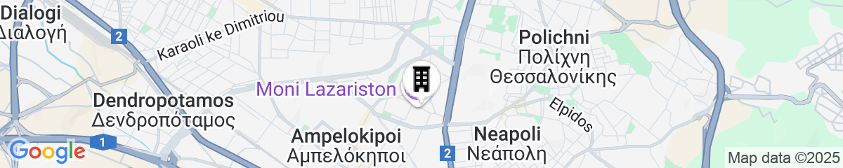 Map for Zeus Thessaloniki Lazart