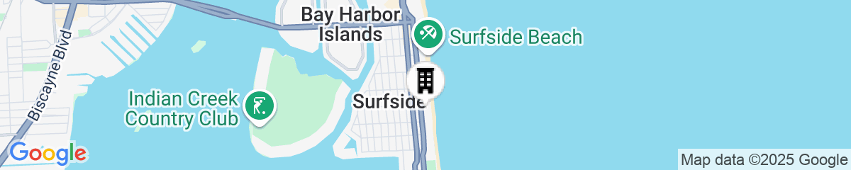 Map for Four Seasons Hotel at The Surf Club